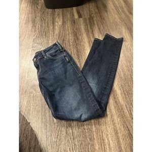 Silver Jeans Co Womens Skinny Jeans Dark Wash W26 L31 Stretch Denim
